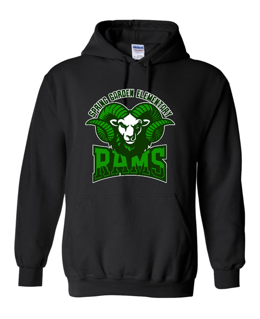 Black Hooded Sweatshirt