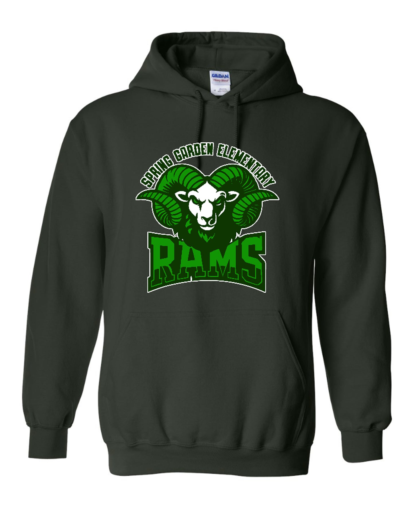 Forest Green Hooded Sweatshirt