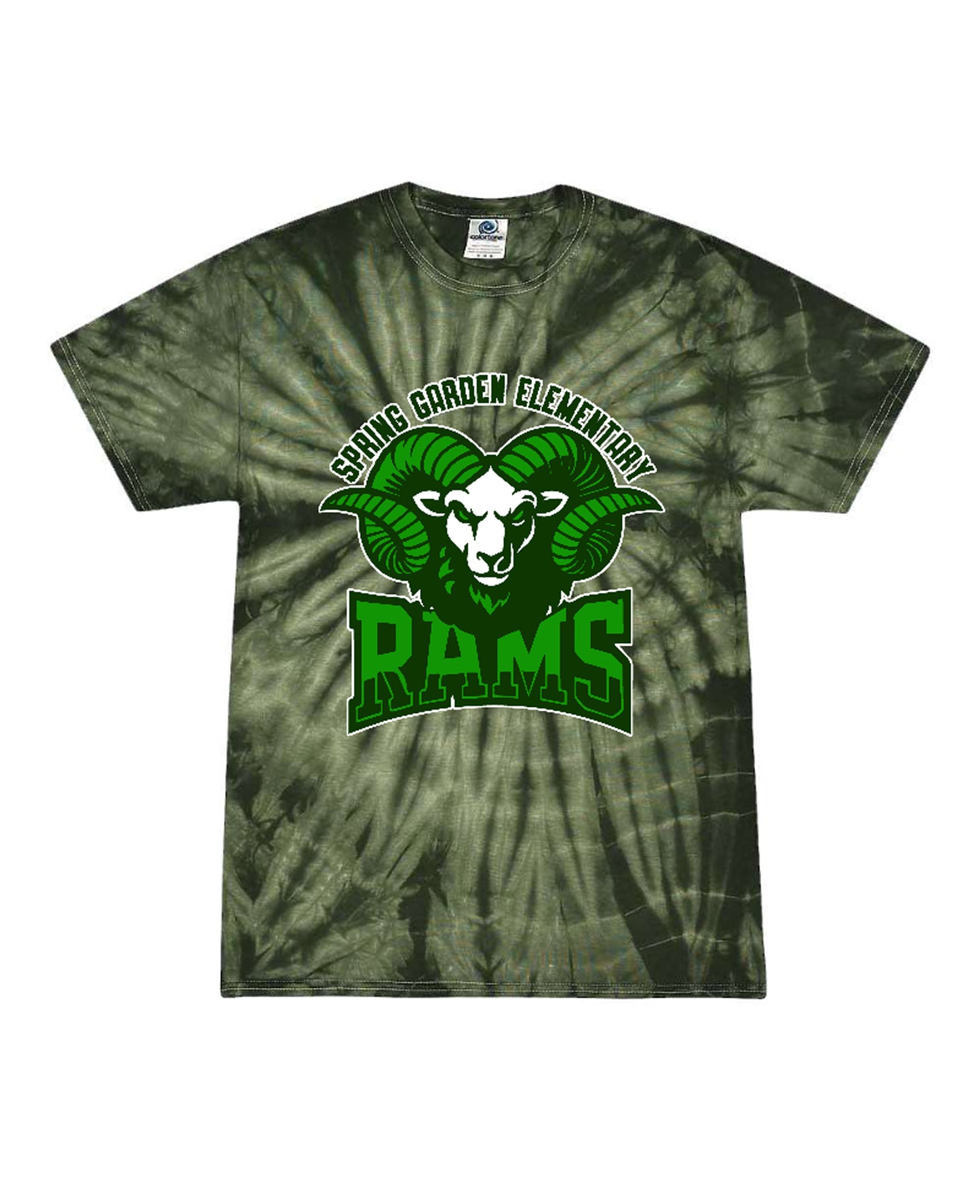 Green Tie Dye Shirt