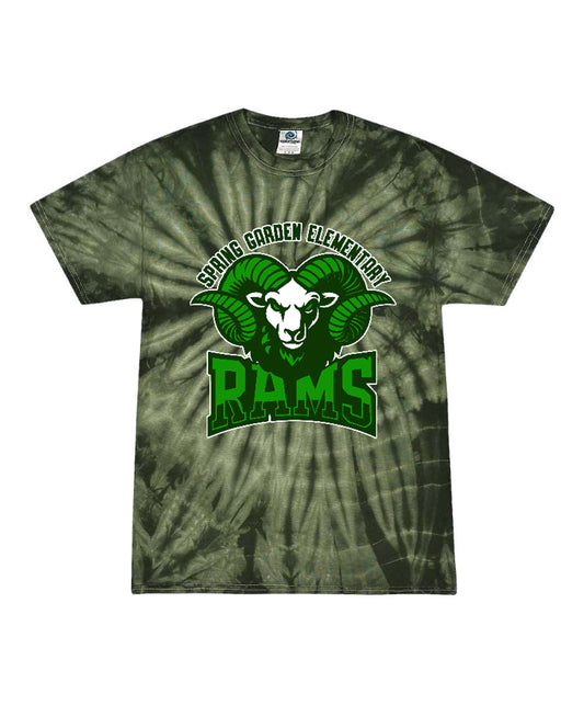 Green Tie Dye Shirt
